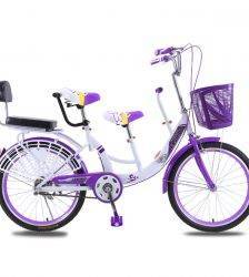 22/24 Inch Woman City Bike Three Seats for Mother and Child Car & Vehicle Electronics
