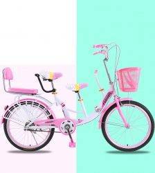 22/24 Inch Woman City Bike Three Seats for Mother and Child Car & Vehicle Electronics