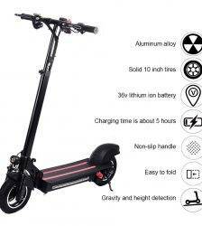 Electric Scooters Sports Entertainment Scooter 10inch Single-wheel Drive Scooter Electric Scooter For Adults Car & Vehicle Electronics