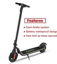 8 inch/6.5′ Electric Scooter Folding Two-wheeled Scooter Light Mini Lithium Battery With Auxiliary Wheel Bicycle Small Scooter Car & Vehicle Electronics