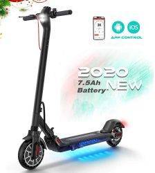 350W Powerful Adult Electric Scooter Folding Electric &Disc Brake 8.5 inch with APP Control with USB Port Honeycomb Tire Car & Vehicle Electronics