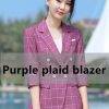 Purple blazer