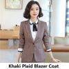 Khaki Blazer Coat