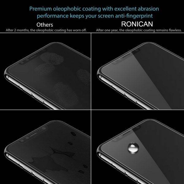 3Pcs For iPhone XR X XS 11Pro MAX Tempered Glass Screen Protector Protective Film For iPhone 6 6s 7 8 Plus 5 5S 5C SE 2020 Case Cell Phones & Accessories Mobile Phone