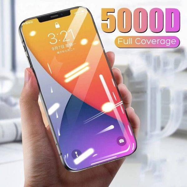 5000D HD for Iphone 11 11 Pro Screen Protector Iphone 12 Pro Max 12 Mini Glass Cell Phones & Accessories Mobile Phone