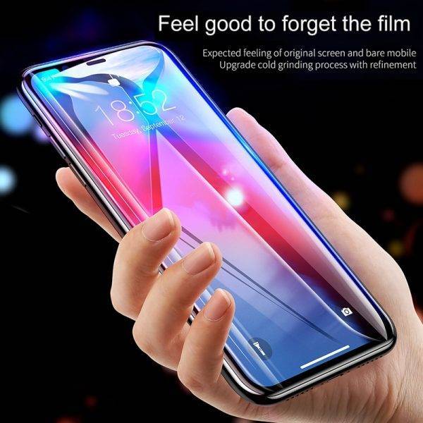 Baseus 0.3mm Screen Protector Tempered Glass For iPhone 12 11 Pro Xs Max X Xr Full Cover Protective Glass For iPhone 12 Pro Max Cell Phones & Accessories Mobile Phone