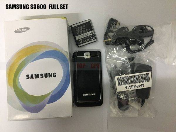 S3600 Original Unlocked Samsung S3600 Russian Arabic Keyboard support 1.3MP Camera GSM 2G Flip Cell Phone Mobile Phone