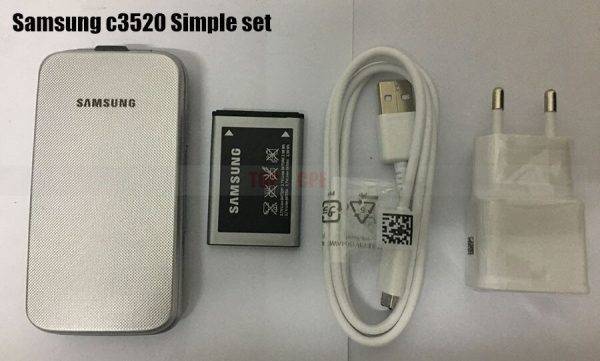 Original Samsung C3520 Unlocked Mobile phone Flip 1.3MP Black/Silver/Pink color 2.4″ 1 Years Warranty Mobile Phone