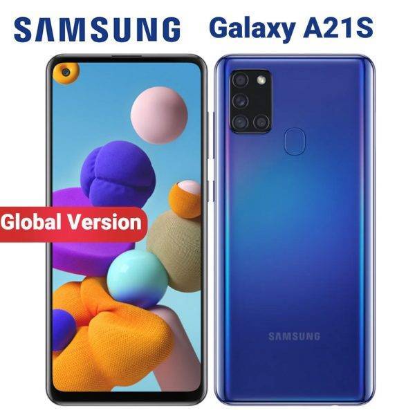 Global Samsung Galaxy A21s A217F/DS 4GB 64GB Mobile Phone 5000mAh Octa core 6.5″ Quad Camera 48MP Dual SIM 4G Android Smartphone Mobile Phone
