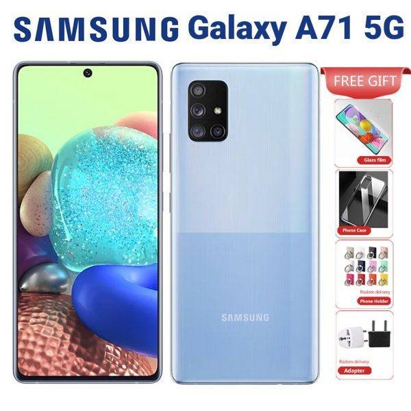 New Original Samsung Galaxy A71 5G Mbile Phone 128GB 8GB A7160 6.7″ Exynos 980 Octa core 64MP Quad Camera Samsung 5G Smartphone Mobile Phone